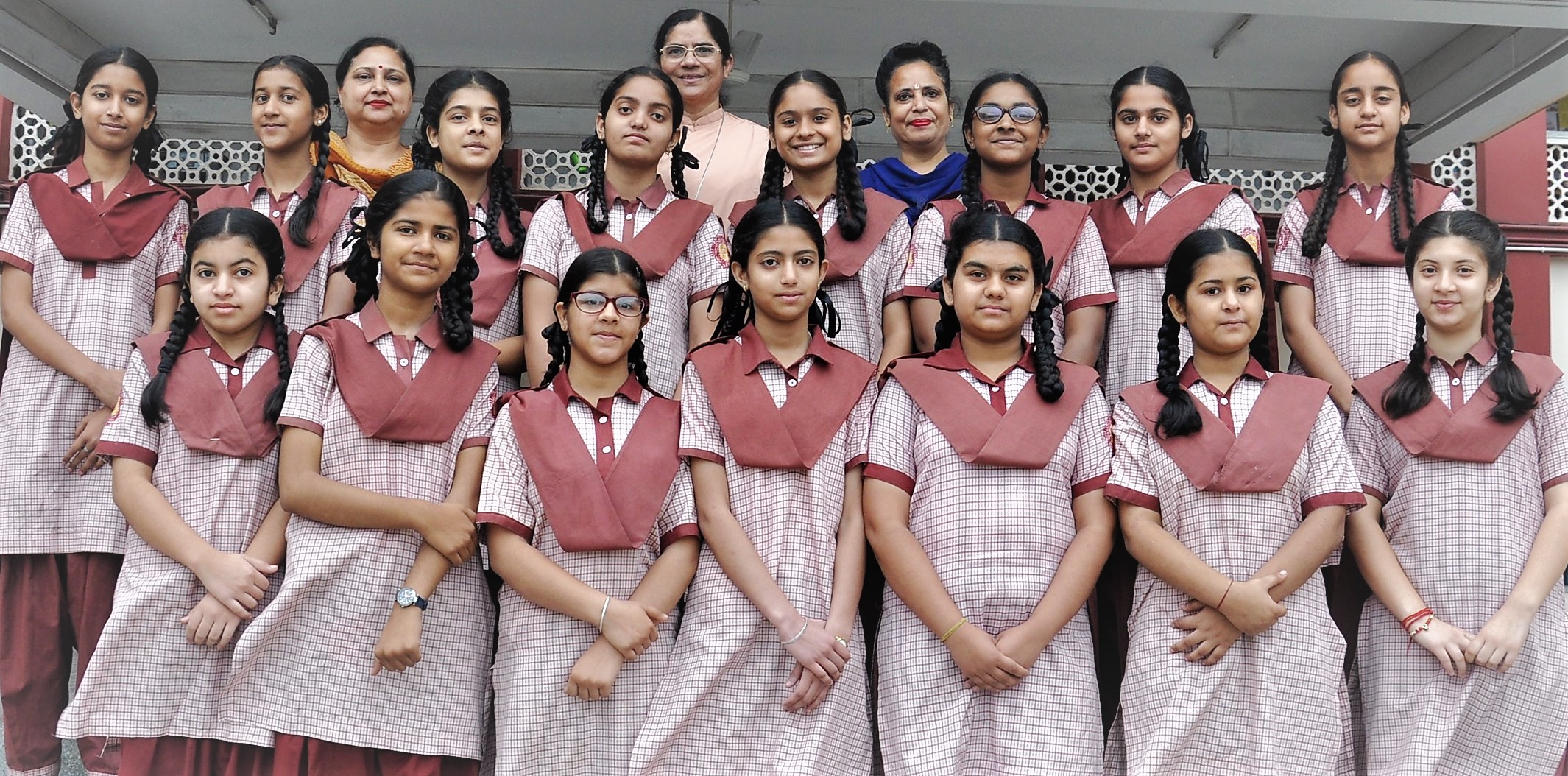 117 Carmel girls dominated the class VIII MSE Board results conducted by DIET Jammu under JKBOSE with 100 % result and 16 positions. 