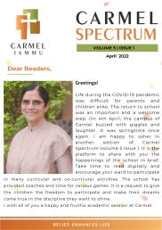 Carmel Spectrum-Newsletter - Vol 5 Issue 1