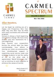 Carmel Spectrum-Newsletter - Vol 5 Issue 7