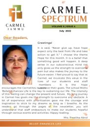 Carmel Spectrum-Newsletter - Vol 5 Issue 4
