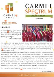 Carmel Spectrum-Newsletter - Vol 6 Issue 1