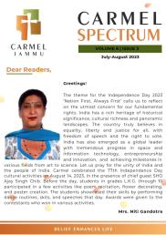 Carmel Spectrum-Newsletter - Vol 6 Issue 3