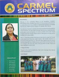 Carmel Spectrum- News Letter-Vol 1 Issue 4 March, 2019