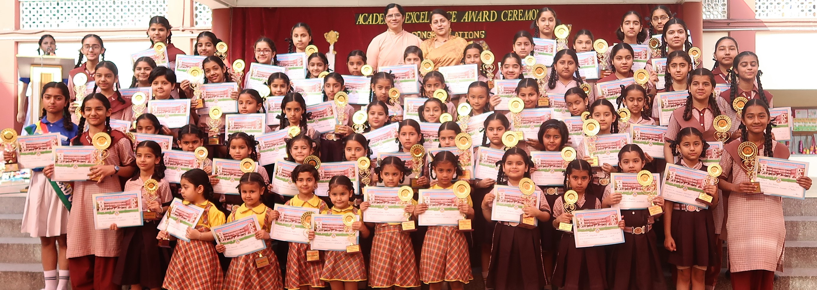 Carmel organised the Annual Academic Excellence Award Ceremony today to honour the students who excelled in academics, co-scholastic, sports and other activities held during the session 2018-19.