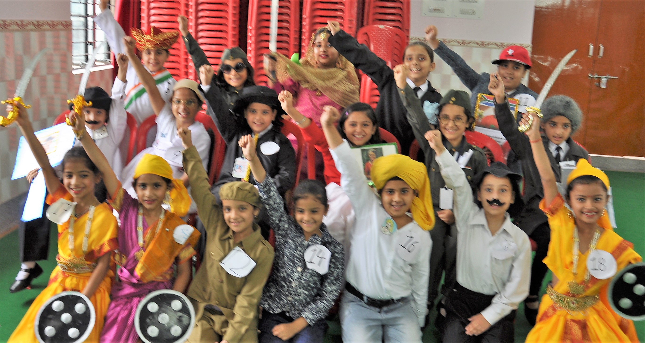 Carmel culminated Fancy Dress Competition on the theme " Cherish Your Freedom"