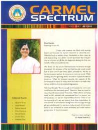 Carmel Spectrum- News Letter-Vol 1 Issue 1 July, 2018